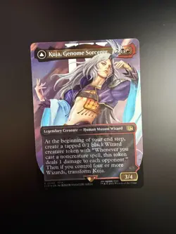MTG Final Fantasy English Kuja, Genome Sorcerer Borderless 0544 Surge Foil - Image 1