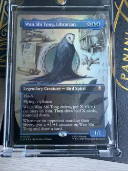 MTG Wan Shi Tong, Librarian TLA Avatar: The Last Airbender Borderless FOIL 0320 - Image 1