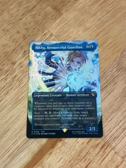 Rikku, Resourceful Guardian Borderless Chocobo Track FOIL MTG Final Fantasy - Image 1