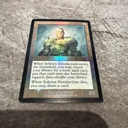 Solemn Simulacrum 400 - Foil NM, English MTG Time Spiral Remastered - Image 1