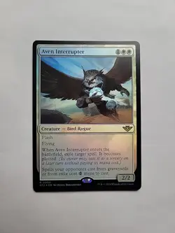 MTG - Aven Interrupter Outlaws of Thunder Junction Foil Rare #0004 - Image 1