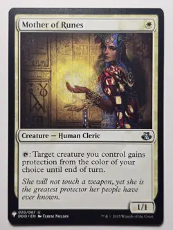 Mother of Runes MTG Magic the Gathering The List Reprints #20 NM Terese Nielson - Image 1