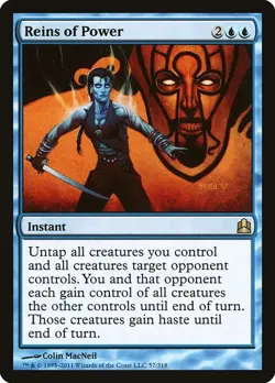 1x Reins of Power NM Eng MTG - Commander 2011 - Image 1