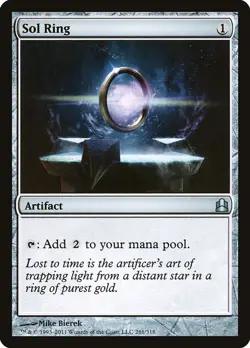 1x Sol Ring NM Eng MTG - Commander 2011 - Image 1