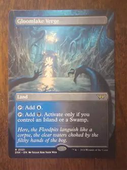 Gloomlake Verge | NM | Extended Art | Duskmourn | DSK #331 | MTG - Image 1