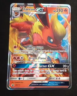 Flareon GX SM171 Pokemon TCG Black Star Promo LP - Image 1