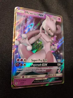 Mewtwo GX 31/68 Pokemon TCG Hidden Fates LP Holo Ultra Rare See Detailed Pics - Image 2
