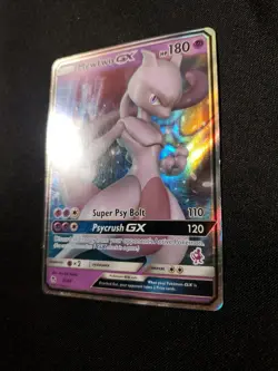 Mewtwo GX 31/68 Pokemon TCG Hidden Fates LP Holo Ultra Rare See Detailed Pics - Image 3
