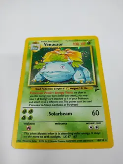 2000 WOTC Pokemon Base Set 2 Venusaur 18/130 Holo - Vintage Investment - Image 1