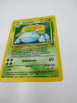 2000 WOTC Pokemon Base Set 2 Venusaur 18/130 Holo - Vintage Investment - Image 2
