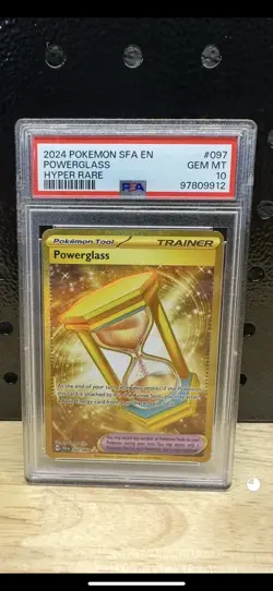 2024 POKEMON SFA EN-SHROUDED FABLE HYPER RARE #097 POWERGLASS PSA 10 - Image 3