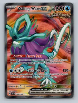 Pokemon SV05: Temporal Forces #189/162 Walking Wake ex Ultra Rare - Image 1