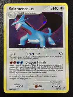 Salamence 18/132 Rare Holo Bleed Pokemon TCG Secret Wonders - Image 1