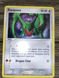 Rayquaza Holo 2004 Pokemon POP Series 1 Promo 3/17 NM-MINT - Image 2