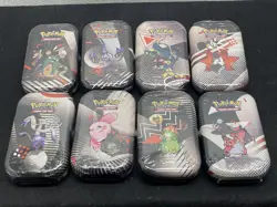 Pokemon TCG: Black Bolt White Flare Unova Mini Tins Set of 8 - Image 1