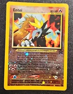 Entei 34 Pokemon Wizards Black Star Promos Reverse Holo Promo W Swirl - Image 1