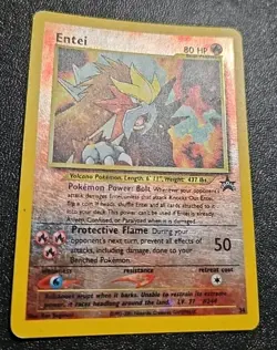 Entei 34 Pokemon Wizards Black Star Promos Reverse Holo Promo W Swirl - Image 2