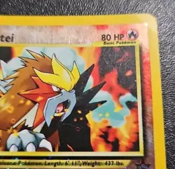 Entei 34 Pokemon Wizards Black Star Promos Reverse Holo Promo W Swirl - Image 3