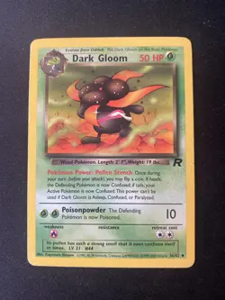Pokemon TCG Dark Gloom Team Rocket 36 Regular Unlimited Uncommon NM - Image 1