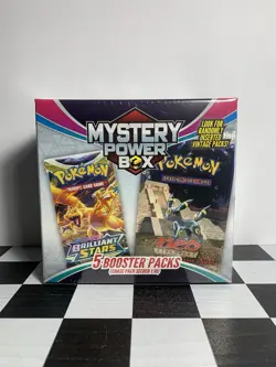 Pokemon Mystery Power Box 5 Booster Packs (Chase Pack Seeded 1:10) Sealed New - Image 1