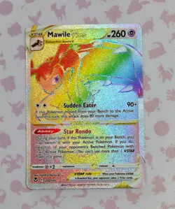 Pokemon Mawile VStar 200/195 Rainbow Secret Rare Silver Tempest NM Pack Fresh - Image 1