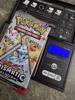 Heavy 22.42g Prismatic Evolutions Booster Pack Pokemon TCG Sealed English - Image 1