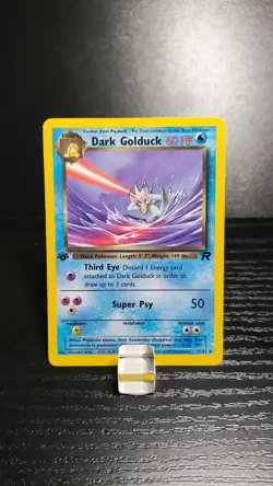 Dark Golduck - 1st Edition - Team Rocket 37/82 - Light/Heavy Play - Pokemon (b) - Image 1