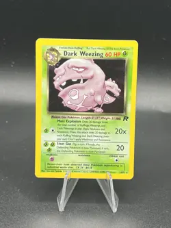 Dark Weezing / Rare Holo / Team Rocket / Pokemon TCG / 14/82 LP BP3 - Image 1