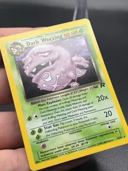 Dark Weezing / Rare Holo / Team Rocket / Pokemon TCG / 14/82 LP BP3 - Image 2