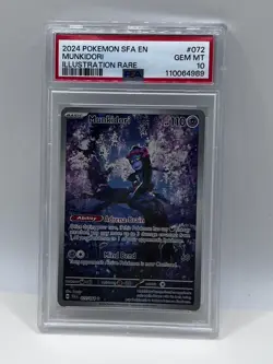 2024 Pokemon SFA EN Munkidori PSA 10 GEM ILLUSTRATION RARE FULL ART 072/064 - Image 4