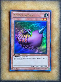 Yugioh Needle Worm LCYW-EN244 Ultra Rare 1st Ed LP - Image 1