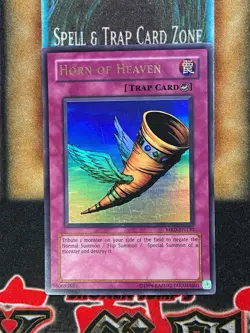 Yugioh Horn Of Heaven MRD-EN130 Ultra Rare Worldwide Edition LP - Image 1