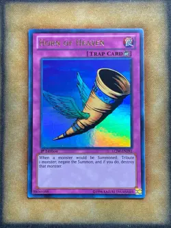 Yugioh Horn of Heaven LCJW-EN292 Ultra Rare 1st Ed NM - Image 1