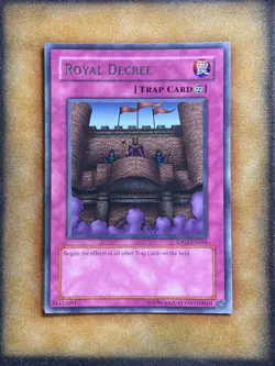 Yugioh Royal Decree RP02-EN084 Rare Original Print LP - Image 1