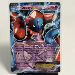 Deoxys EX Team Plasma BW82 Holo Black White Black Star Promo Pokemon TCG Card LP - Image 1