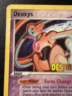 Deoxys 16/107 Destiny Deoxys Movie Promo Pokemon Card Stamped Rare HP - Image 3