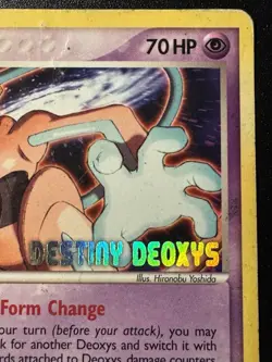 Deoxys 16/107 Destiny Deoxys Movie Promo Pokemon Card Stamped Rare HP - Image 4