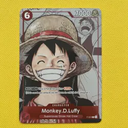 Monkey D Luffy P-001 One Piece Premium Collection 25th Promo Card English - Image 2