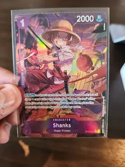 One Piece Shanks Alt Art AA OP13-065 English Card Game TCG CCG - Image 1