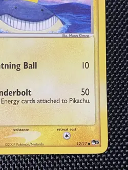 Pokemon TCG Pikachu 12/17 Non Holo POP 5 Series Pokemon Card - Image 4