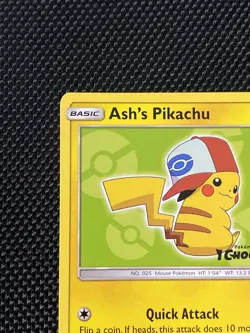 Ash's Pikachu - SM112 - Black Star Promo - Pokemon Card - NM - Image 2