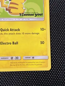 Ash's Pikachu - SM112 - Black Star Promo - Pokemon Card - NM - Image 4
