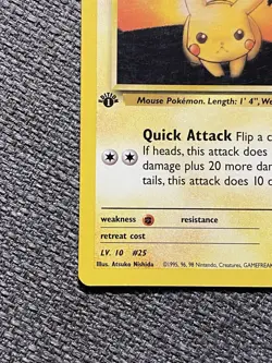 Pokemon Card - Lt. Surge's Pikachu Gym Challenge 84/132 Common 1st Edition - Image 5