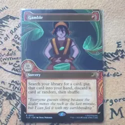 ~ Gamble (Showcase) ~ NM ~ MTG: Avatar ~ MTG ~ - Image 1