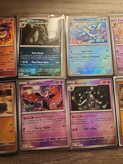 Prismatic Evolutions Poke Ball Pattern Lot of 13 NM Pokemon Cards - Image 4