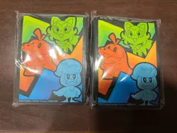 2 Packs of 65x Card Sleeves for Pokemon - New Sealed - Quaxly Fuecoco Spirgatito - Image 1
