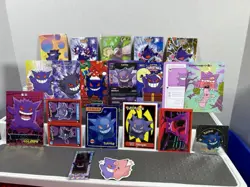 Pokemon Lot of Cards and Stickers All Gengar #94 Gengar Only Pokemon Lot of 20 - Image 1