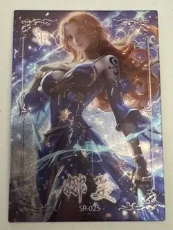 NAMI SR SR-025 Thick Fantasy World One Piece Anime Collectible Card - Image 1