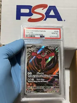 Pokemon Yveltal Paradox Rift Illustration Rare Card PSA 10 Gem Mint 205/182 - Image 1