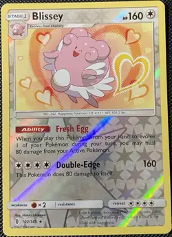 Blissey 102/145 Sm-Guardians Rising Reverse Holo - Pokemon Card - Image 1